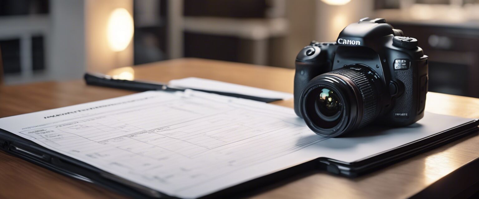 DSLR camera maintenance checklist